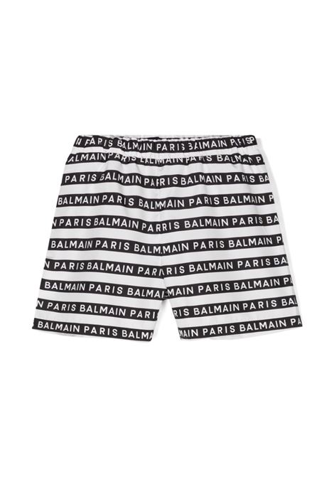 Costume da bagno a righe BALMAIN KIDS | BUCP29 Z2182100NE
